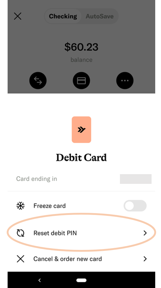 Resetting your debit card PIN Empower